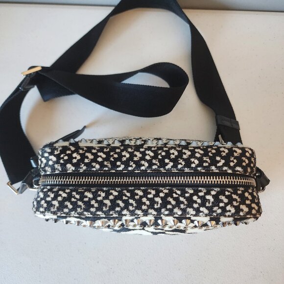 Jimmy Choo Studded Calf Hair Camera Bag "EUC" - Picture 6 of 16